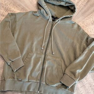 Forever 21 Sage Green Hoodie